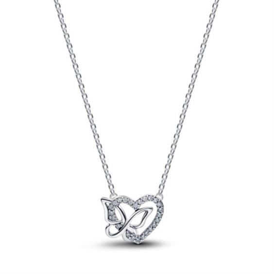 Collana Pandora Donna Nature and Celestial in Argento Cubic Zirconia 394477C01-45 - 394477C01-45